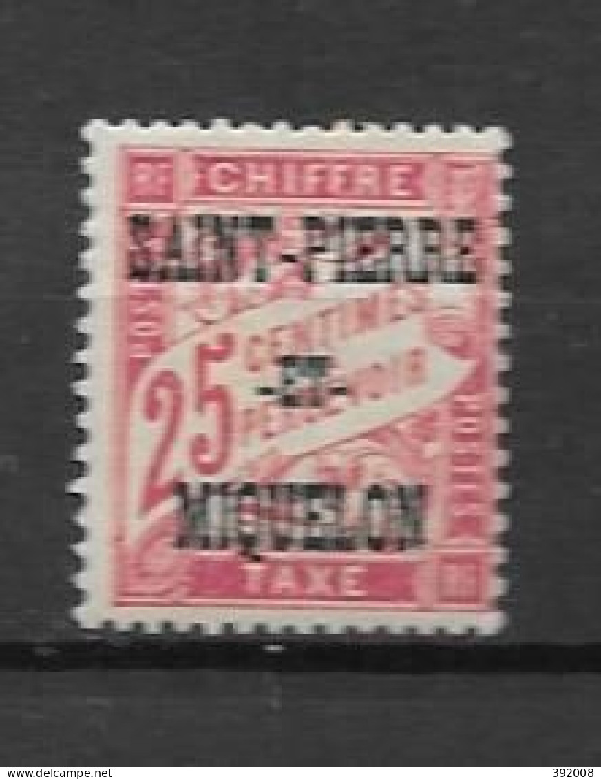 TAXE - 1925 - 13 *MH - Timbres-taxe