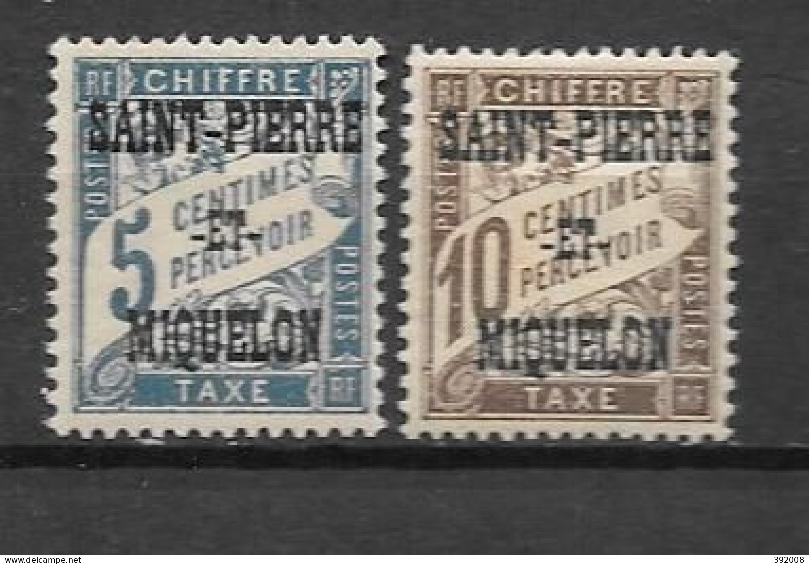 TAXE - 1925 - 10 + 11 *MH - Segnatasse