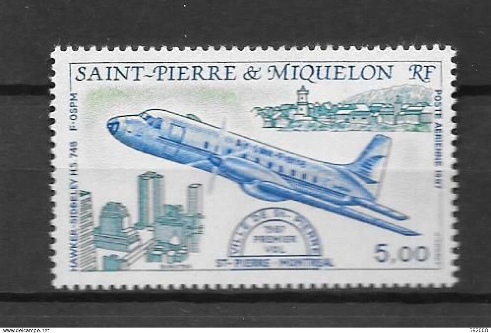 PA - 1987 - N° 64**MNH - Avion "Ville De St Pierre" - Nuevos