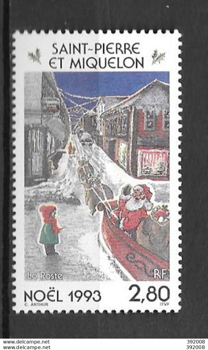 1993 - N° 591**MNH - Noël - Unused Stamps