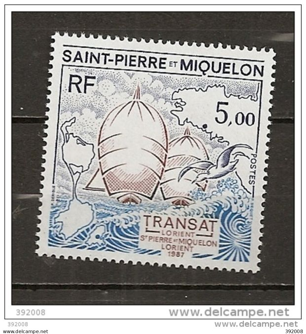 1987 - N° 477 **MNH - Course Transatlantique Lorient St Pierre - Nuovi