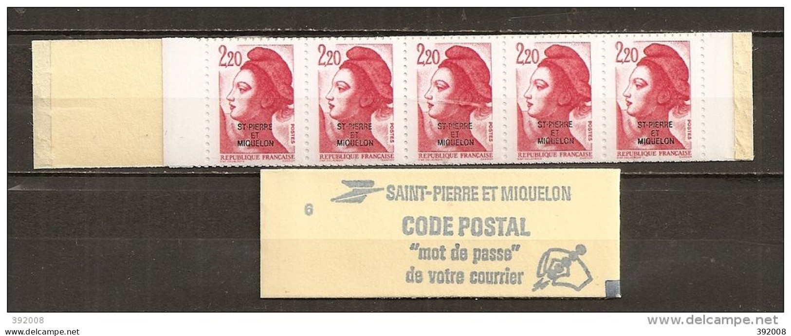 1986 - N° C 464**MNH - Liberté De Gandon - Carnet Fermé - Postzegelboekjes