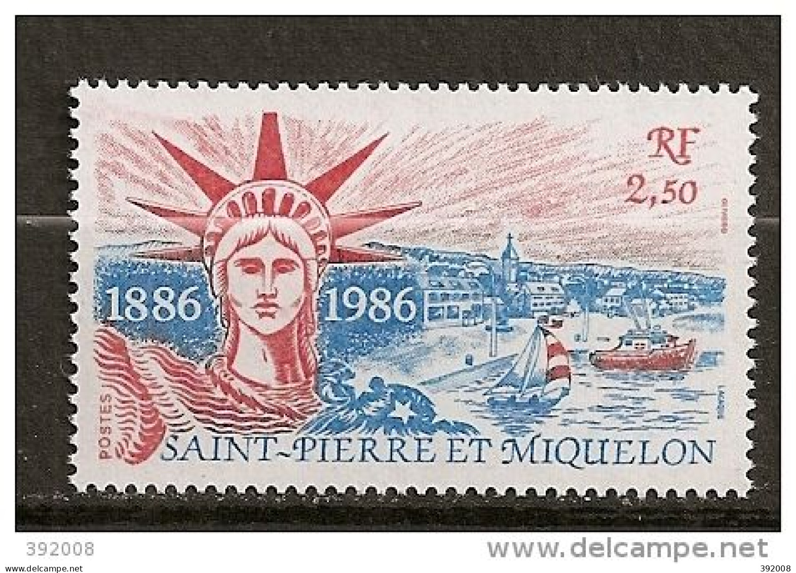 1986 - N ° 471**MNH - 100 Ans Statue De La Liberté - Unused Stamps