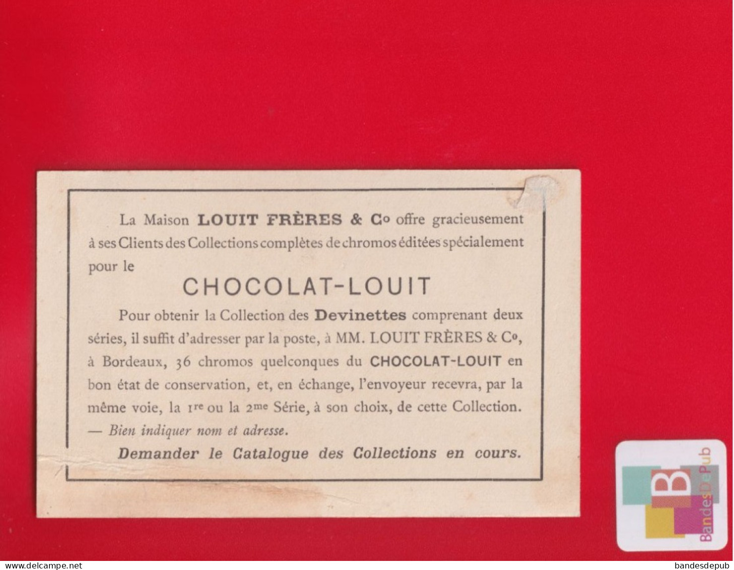 CHROMO Magie Magicien Chocolat Louit Cherchez Gros Rat  Petit Rat Prestidigitateur Escamoteur Métier Rue Gobelet - Louit