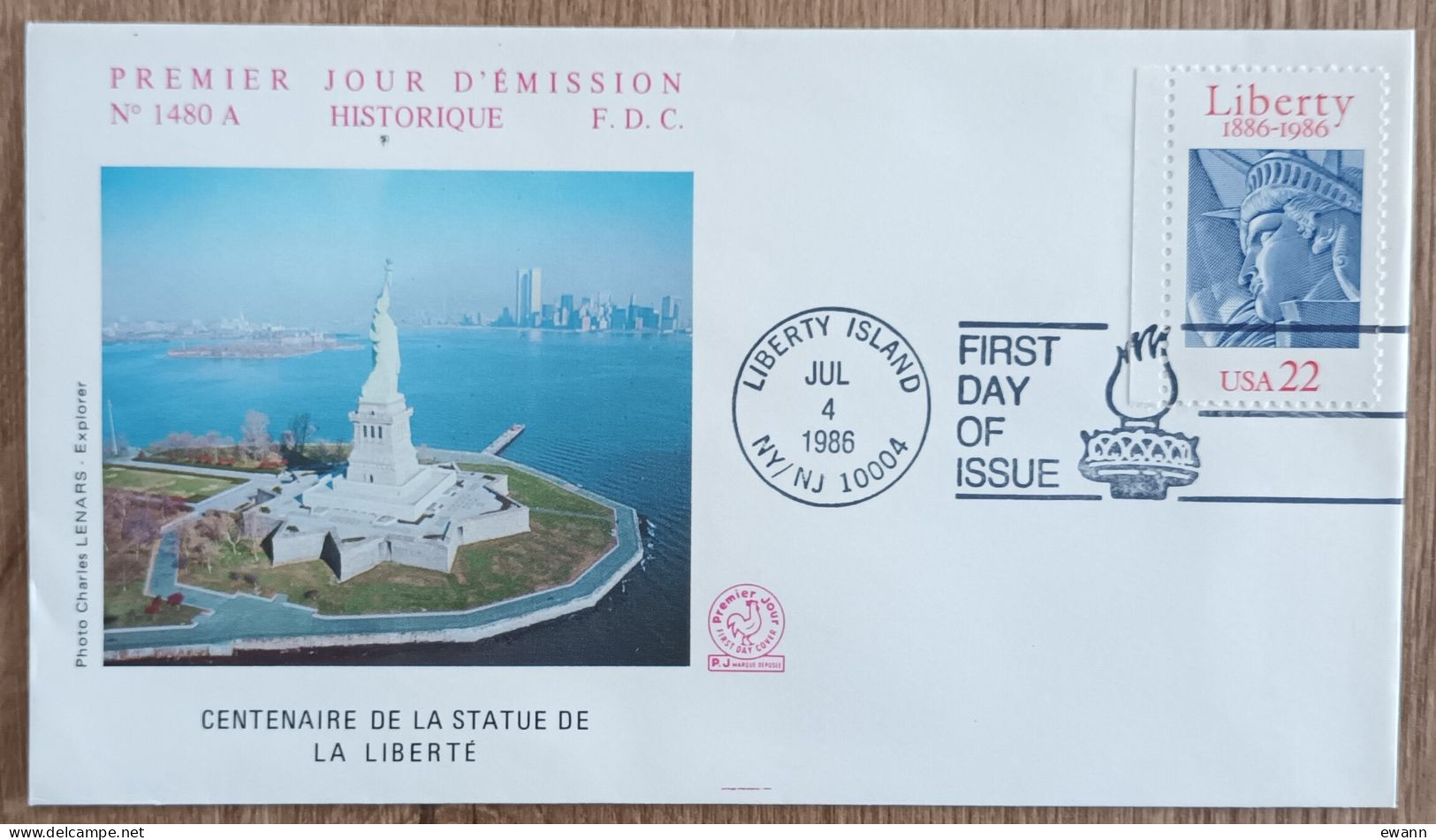 Etats Unis - FDC 1986 - YT N°1672 - STATUE DE LA LIBERTE - 1981-1990