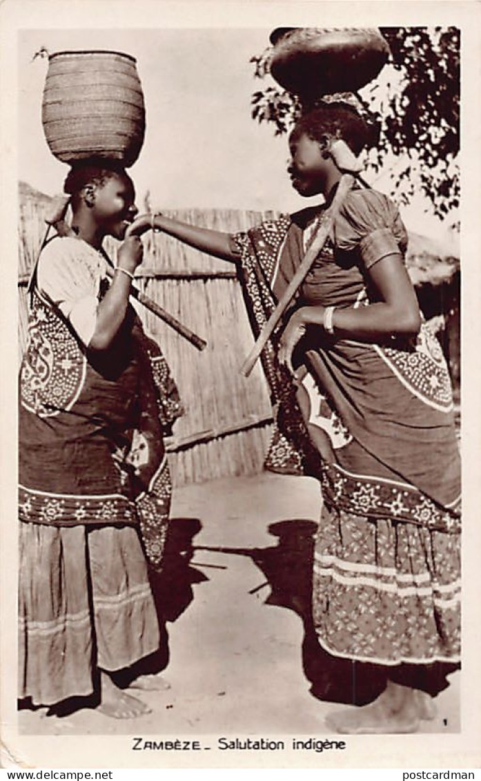 Zambia - Native Greeting - Publ. Missions Evangéliques  - Zambie