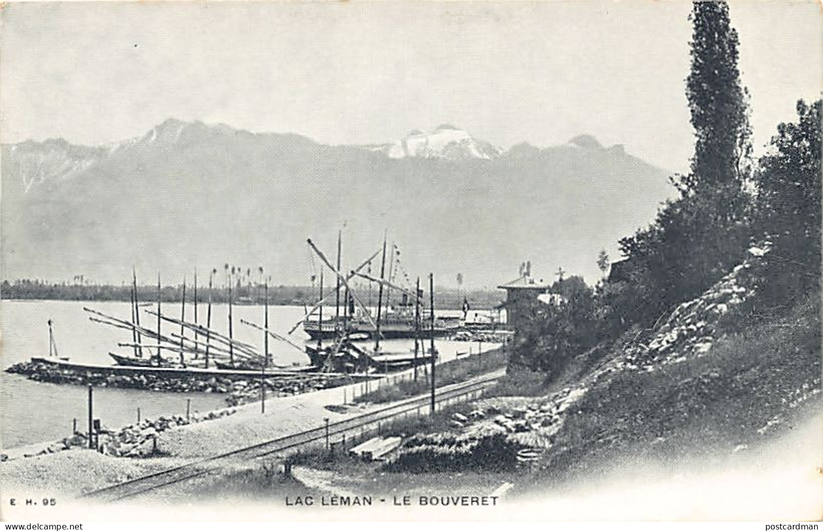 Suisse - Lac Léman (VS) Le Bouveret - Ed. E. H. 95 - Lake Geneva