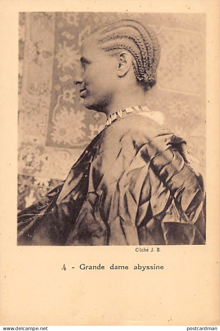 Ethiopia - Abyssinian Lady - Publ. J. B. 4 - Etiopia