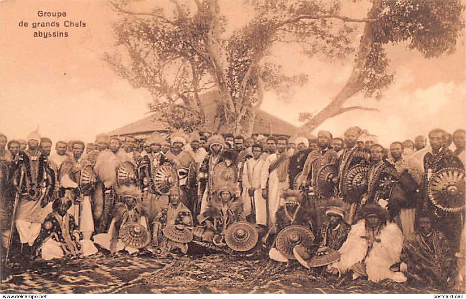 Ethiopia - Group Of Great Abyssinian Chiefs - Publ. J. A. Michel 6876 - Etiopia