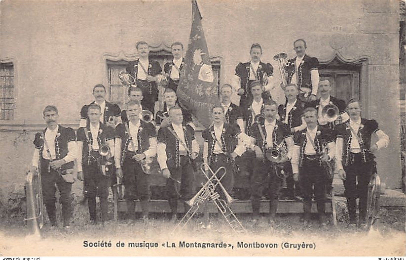 MONTBOVON (FR) Société De Musique La Montagnarde (Gruyère) - Ed. Ch. Morel 633 - Montbovon