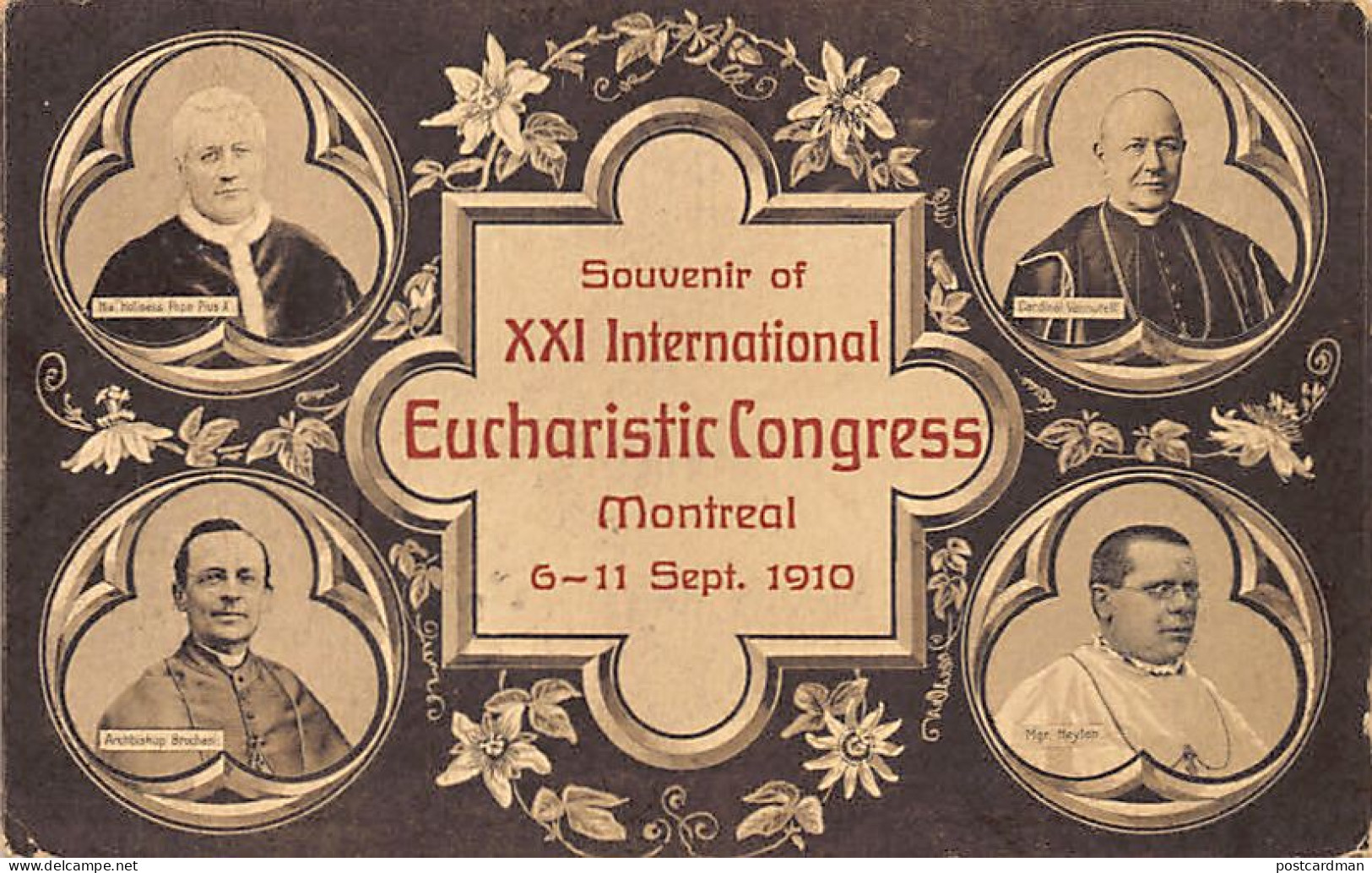 Canada - MONTREAL (QC) XXIst International Eucharistic Congress - 6-11 Sept. 1910 - Ed. Illustrated Post Card Co.  - Montreal