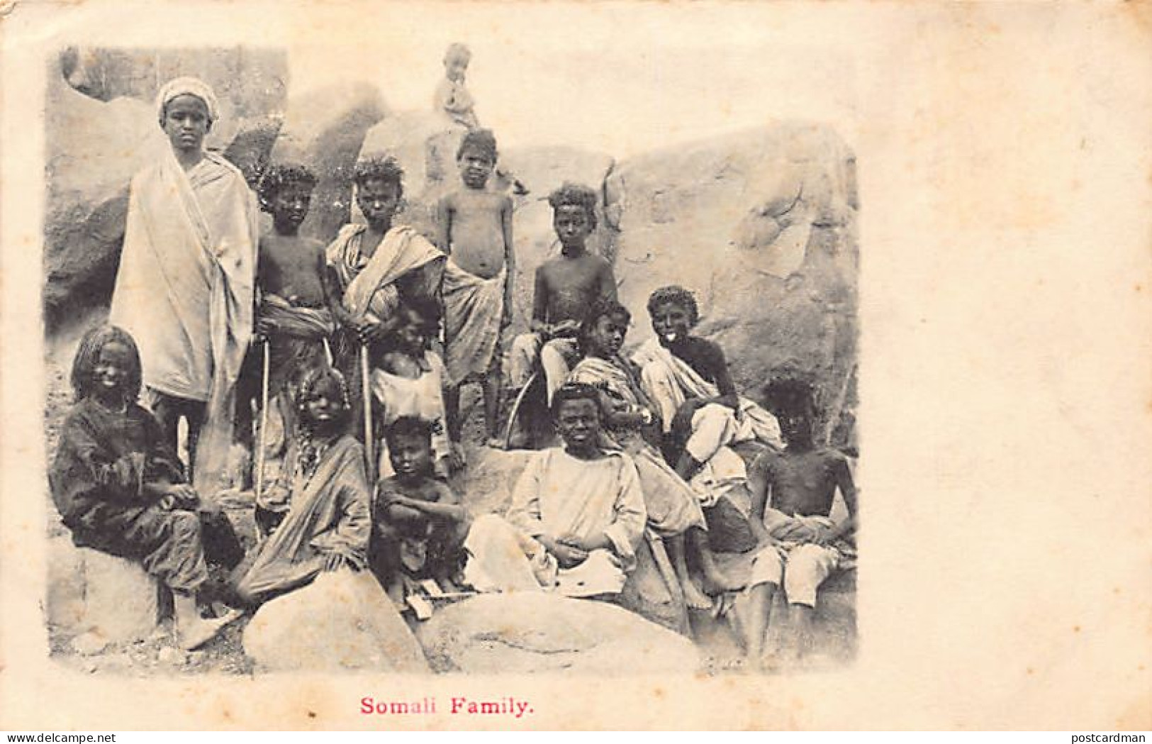 SOMALIA - Somali (spelled Somaly) Family - Publ. S.D.M. 1435 - Somalië