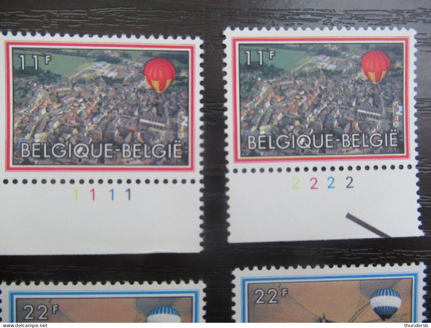 2094/95 'Montgolfière' - Postfris ** - Volledige Set Plaatnummers - 1981-1990