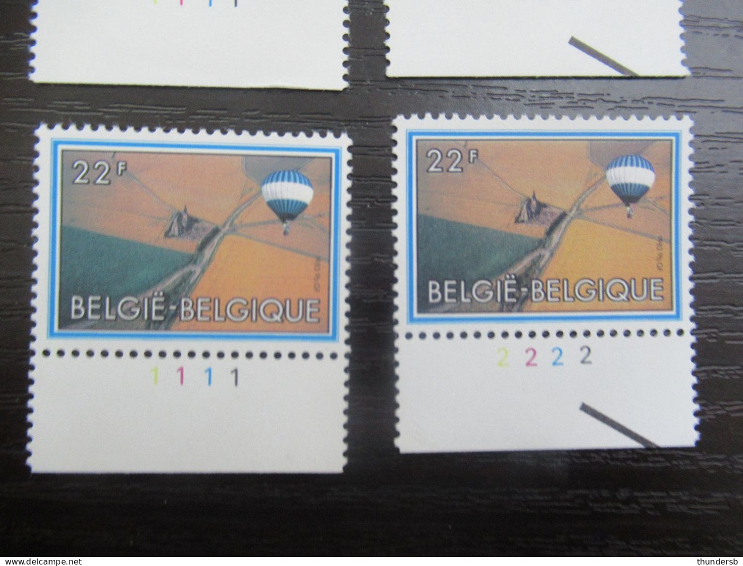 2094/95 'Montgolfière' - Postfris ** - Volledige Set Plaatnummers - 1981-1990