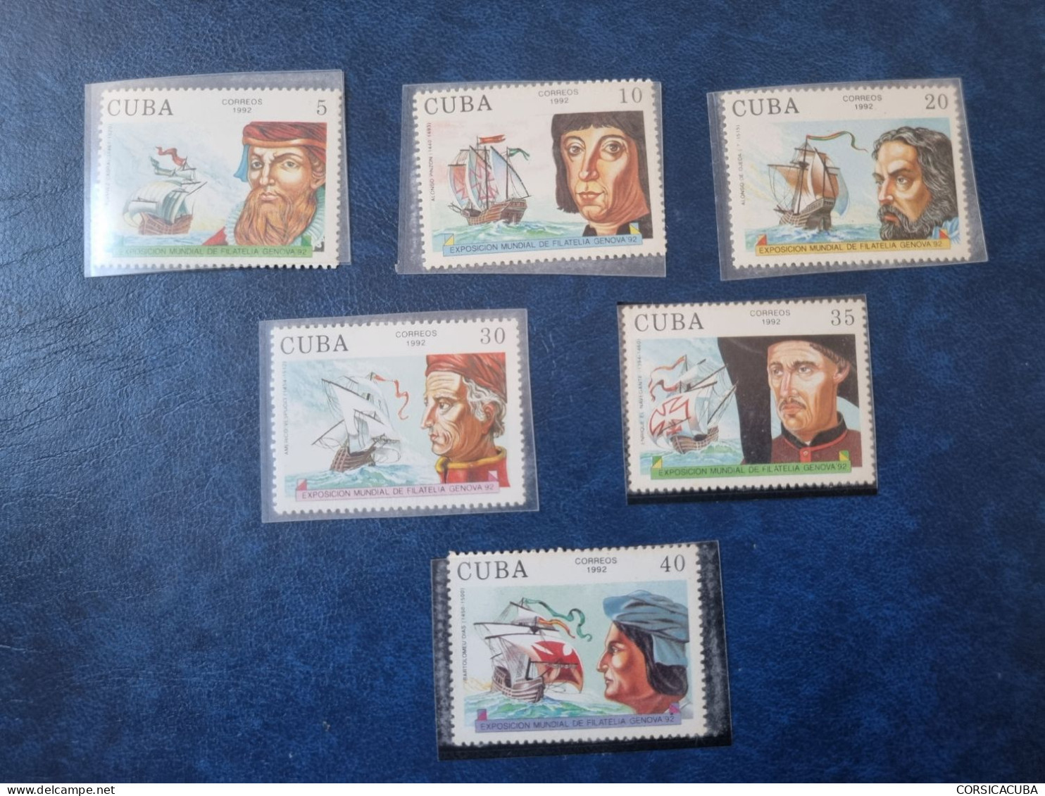 CUBA  NEUF  1992    EXPO.  FILATELICA  GENOVA  //  PARFAIT  ETAT  //  1er  CHOIX  // - Unused Stamps