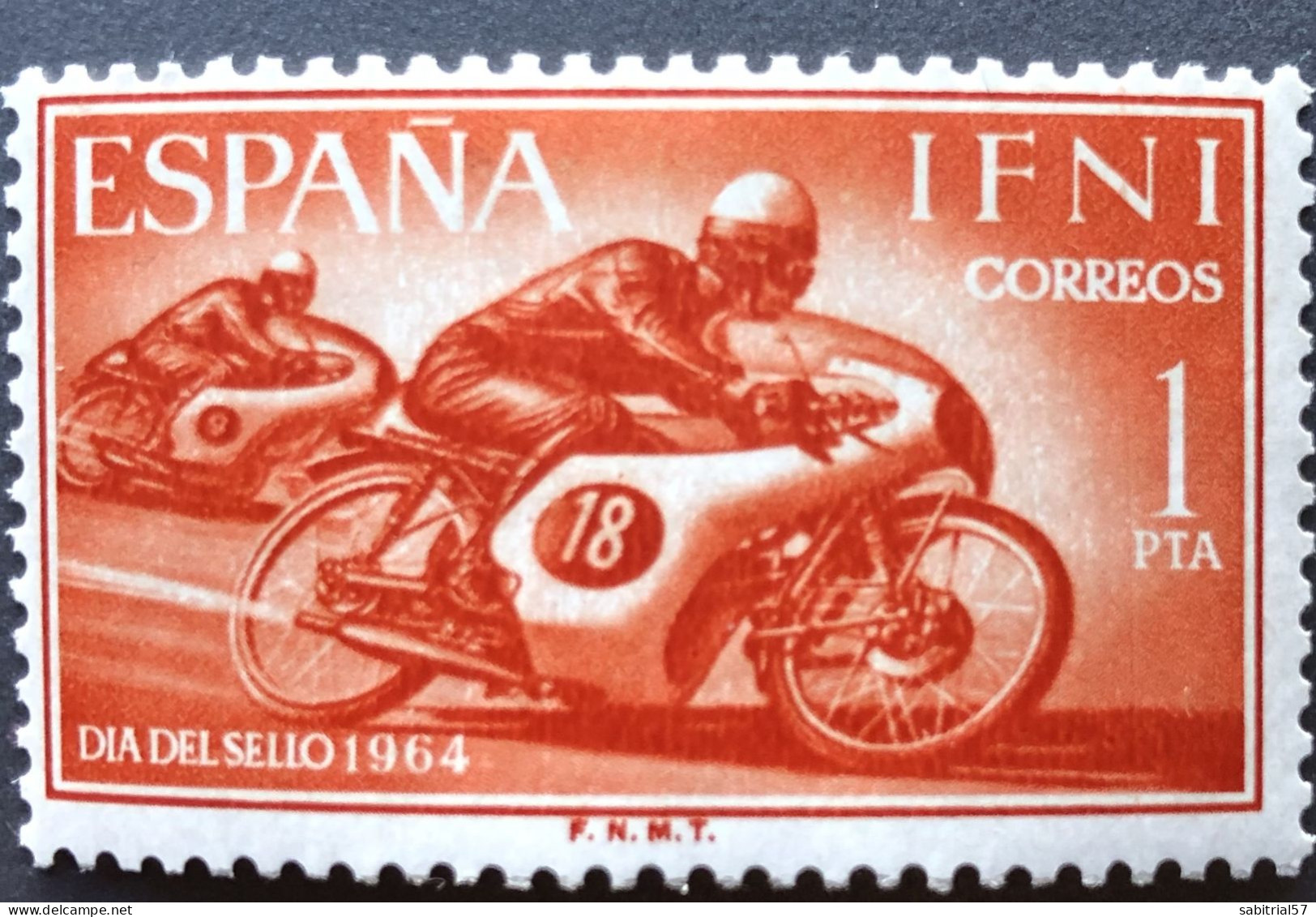 ESPAÑA IFNI 1964 MH / Nuevo Con Charnela / Motorcycles / Bultaco / Motocyclettes / Motorrader - Motorbikes