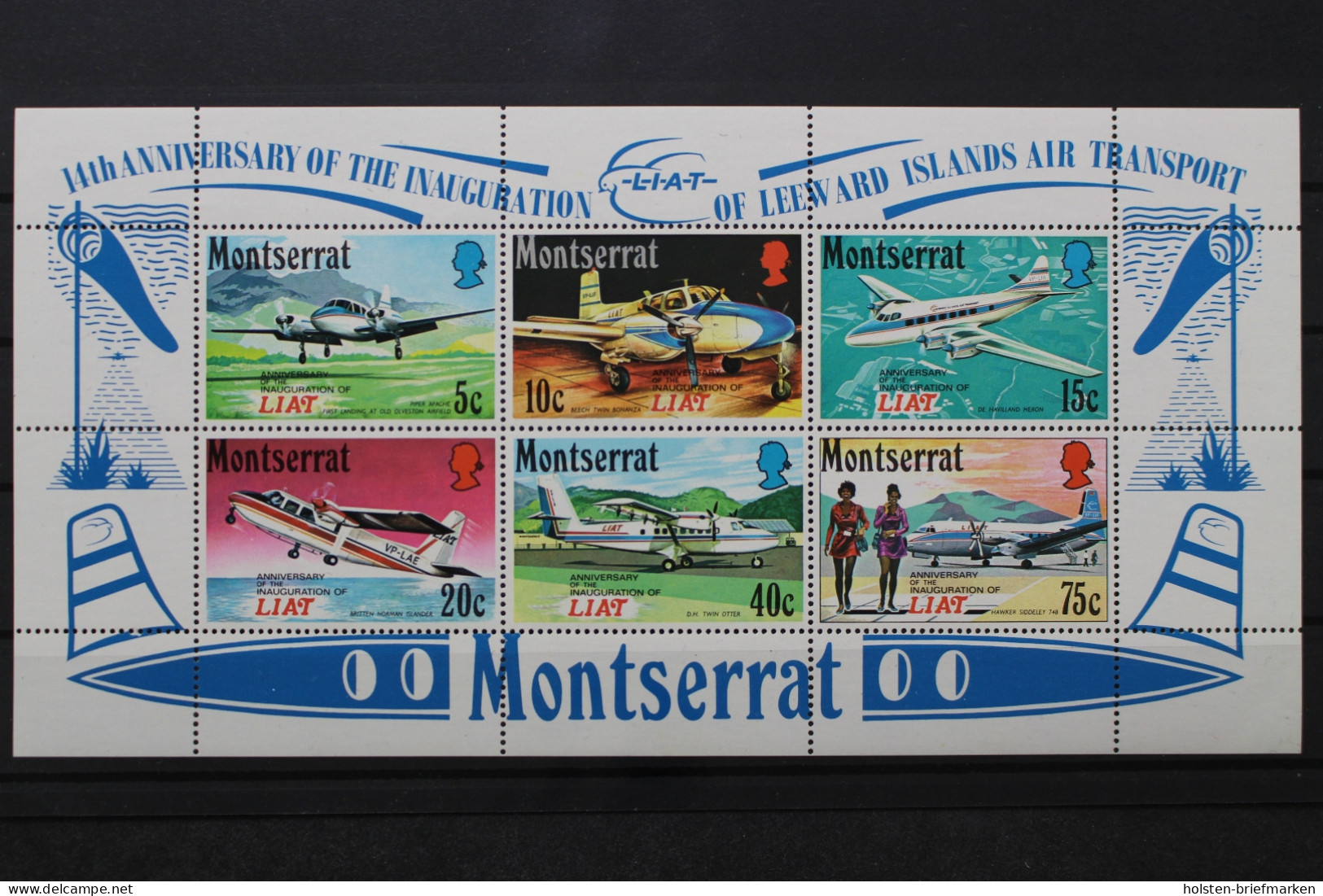 Montserrat, MiNr. Block 2, Flugzeuge, Postfrisch - Montserrat