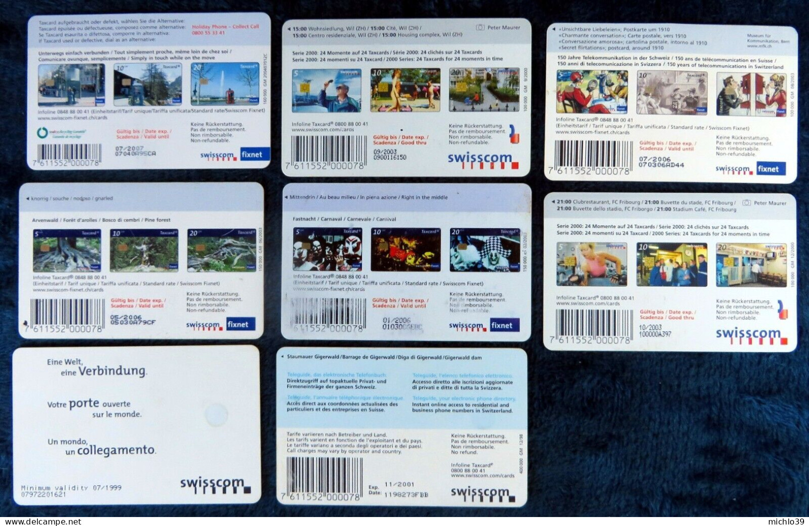 Lot De 79 Télécartes De Suisse (voir Mes Scans Svp) Taxcard 10, 15, 20 Etc - Colecciones