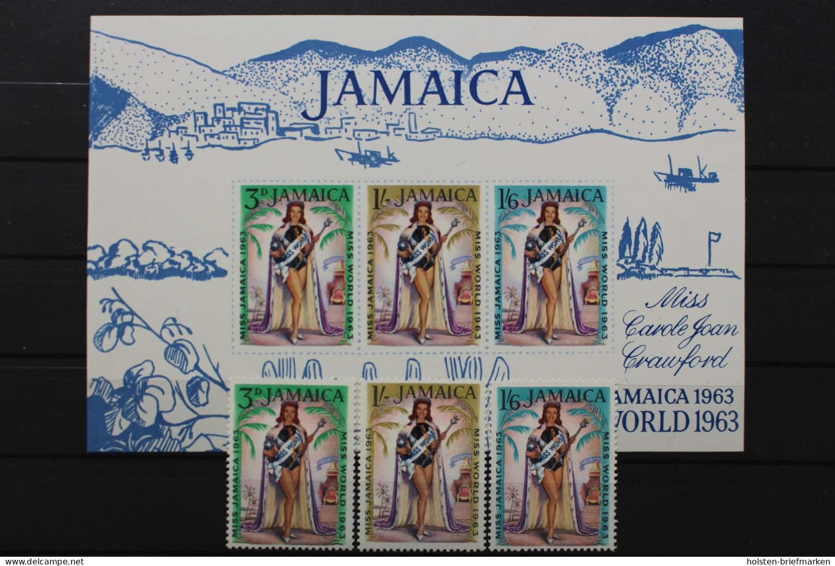Jamaika, MiNr. 207-209 A, Block 2, Postfrisch - Grenada (1974-...)
