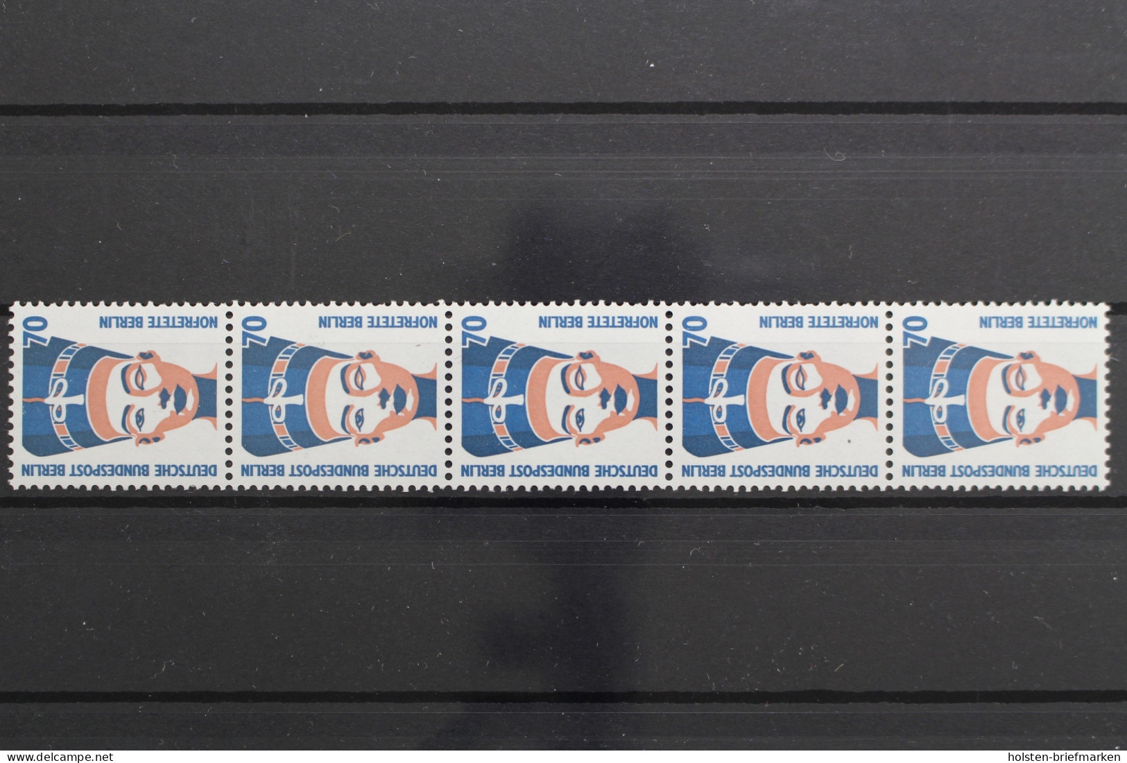 Berlin, MiNr. 814 R, Fünferstreifen, ZN 315, Postfrisch - Rollenmarken