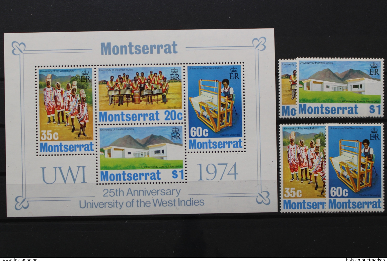 Montserrat, MiNr. 301-304, Block 4, Postfrisch - Montserrat