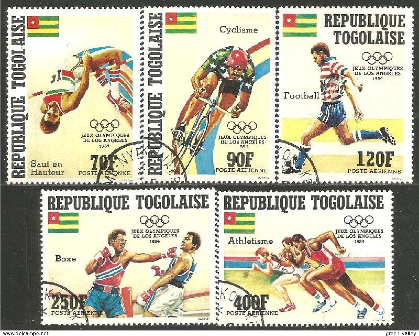 870 Togo Olympiques Los Angeles 1984 (TGO-121) - Togo (1960-...)