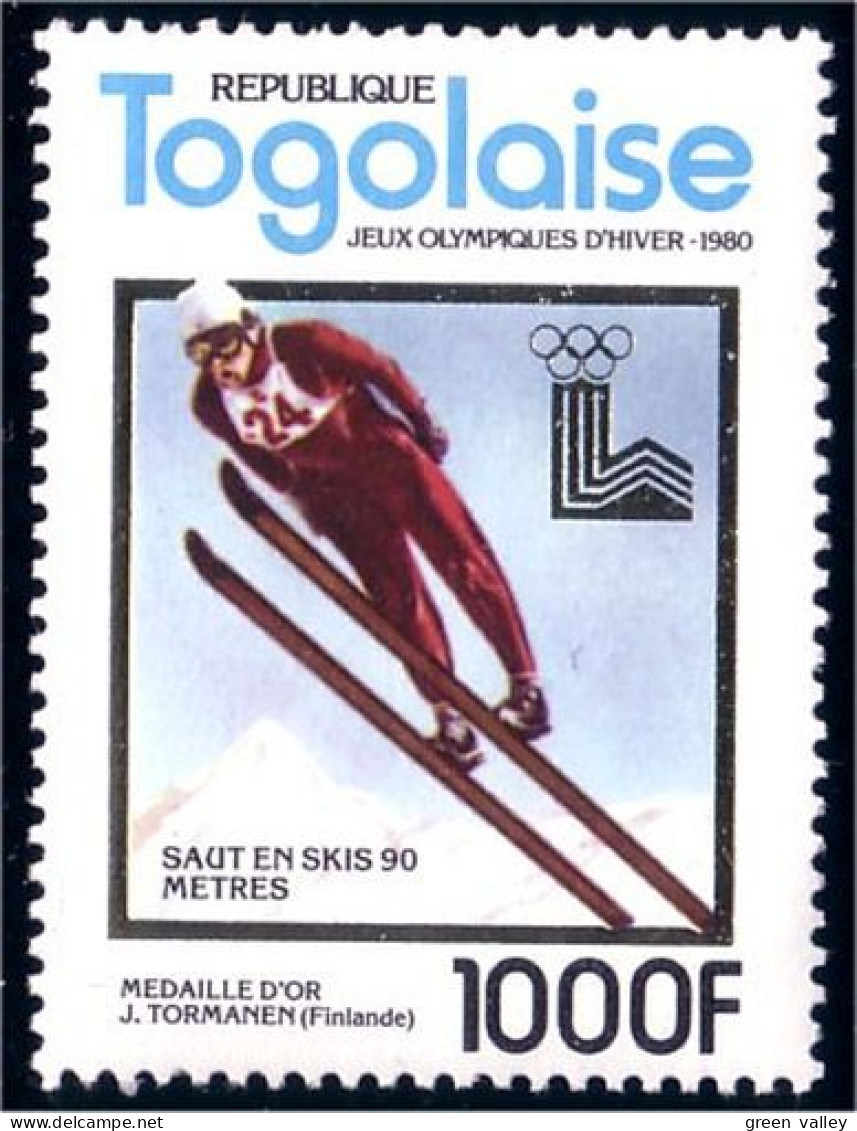 870 Togo Ski Jump Saut A Ski 1000f MNH ** Neuf SC (TGO-92) - Sci