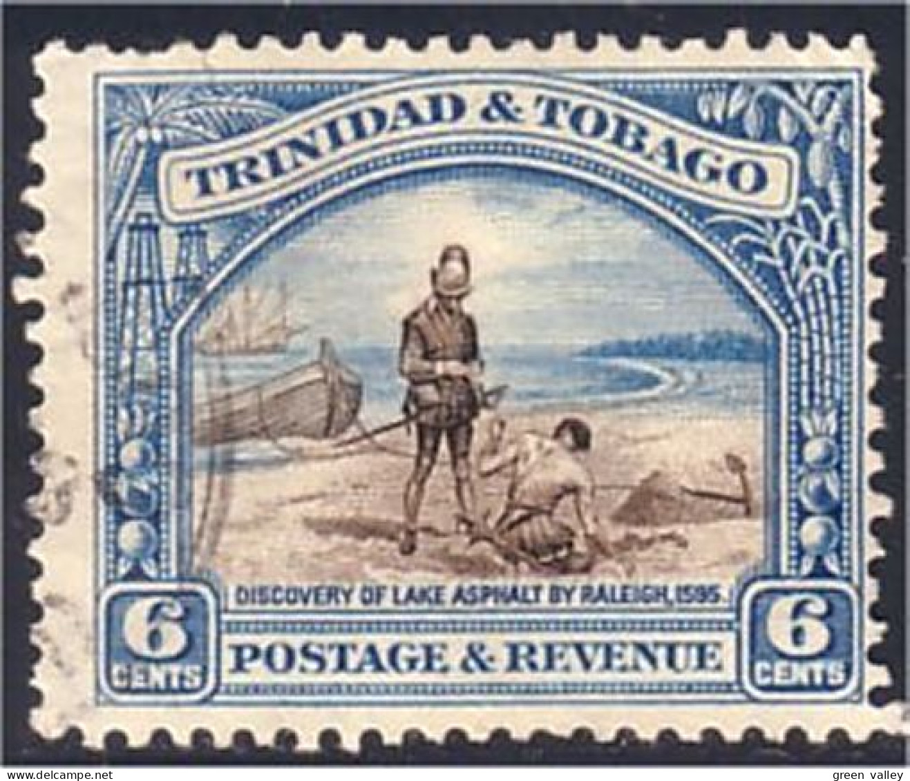 868 Tobago Trinidad Lake Asphalt Perf 12.5 (TOB-46) - Trinidad & Tobago (1962-...)