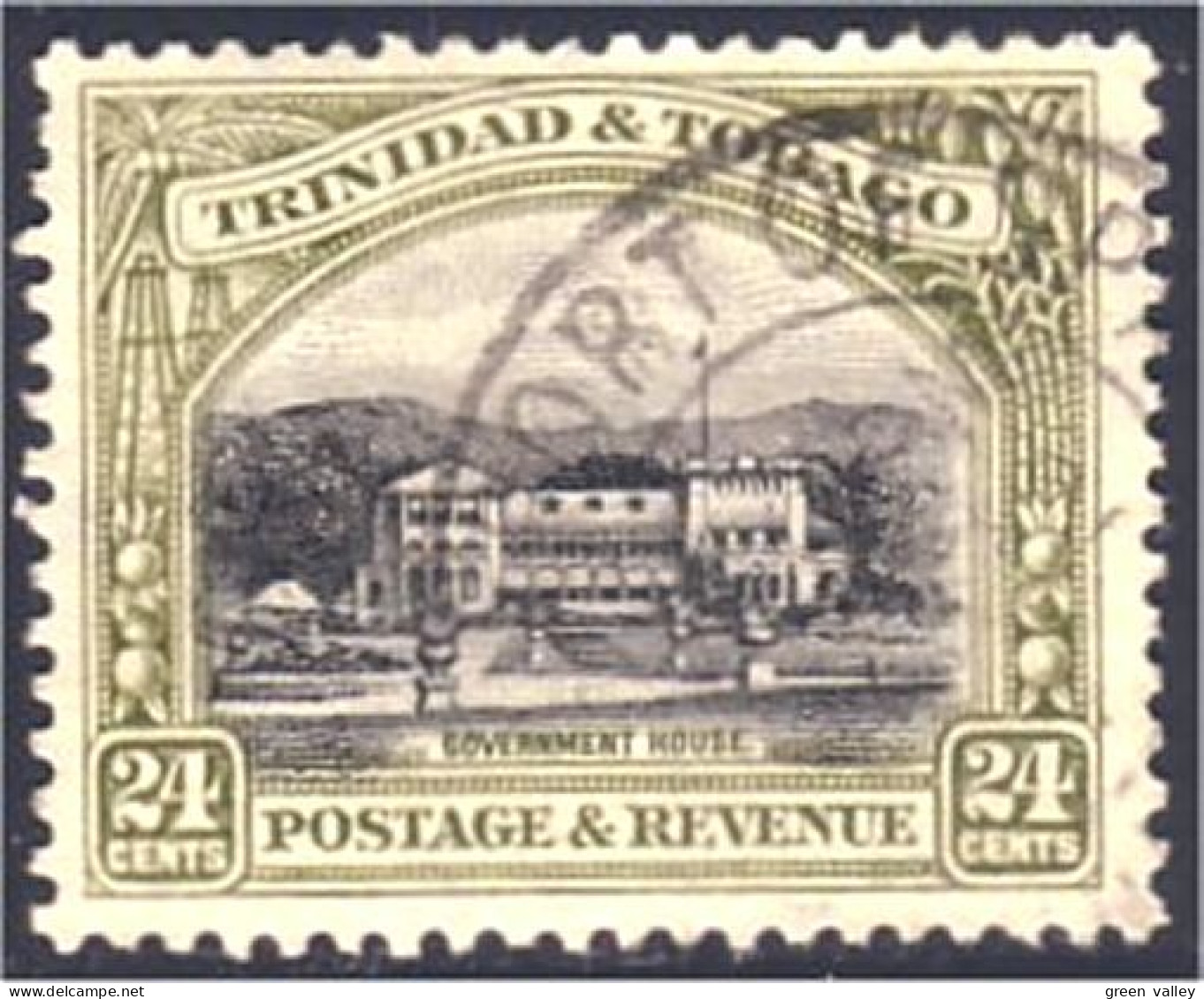 868 Tobago Trinidad Government House Perf 12.5 (TOB-49) - Trinidad En Tobago (1962-...)