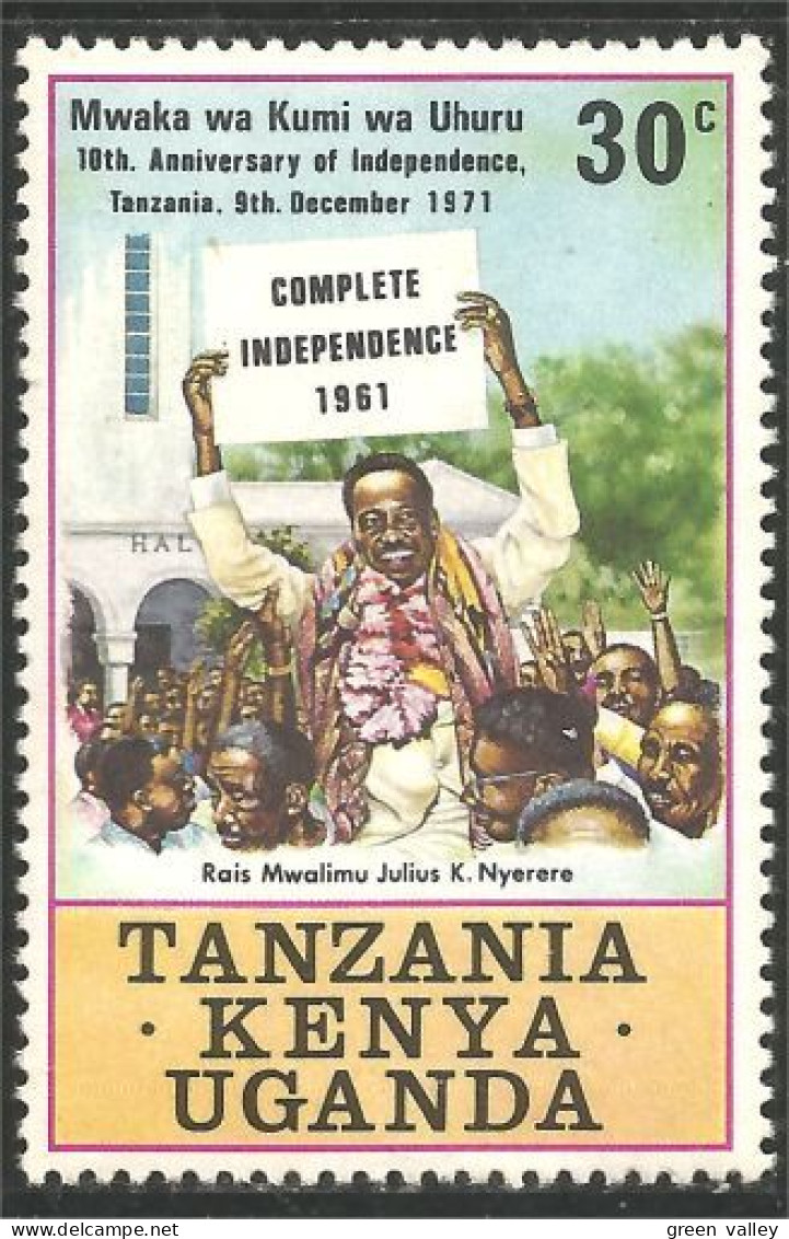 866 Tanzania President Nyerere MNH ** Neuf SC (TZN-158) - Tanzania (1964-...)