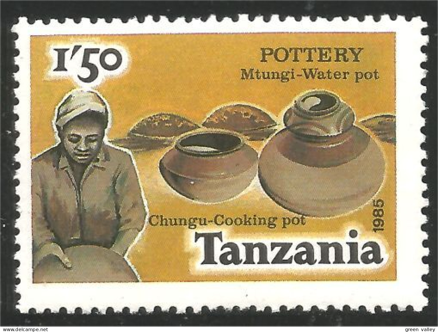 866 Tanzania Poterie Pottery Jug Cooking Cruche Cuisine MNH ** Neuf SC (TZN-146) - Tanzania (1964-...)