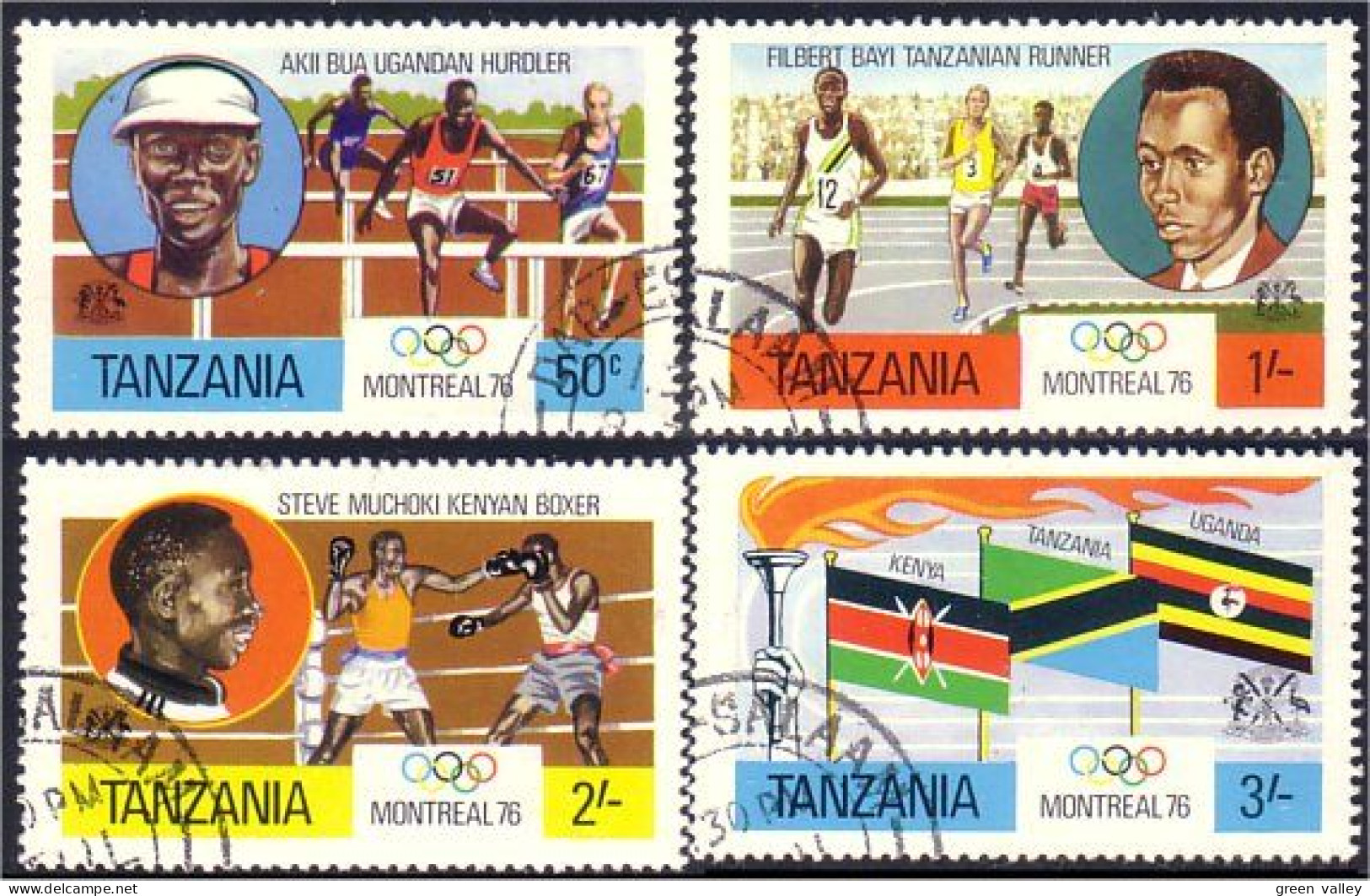 866 Tanzania Olympiques Montreal 1976 (TZN-91) - Tanzania (1964-...)