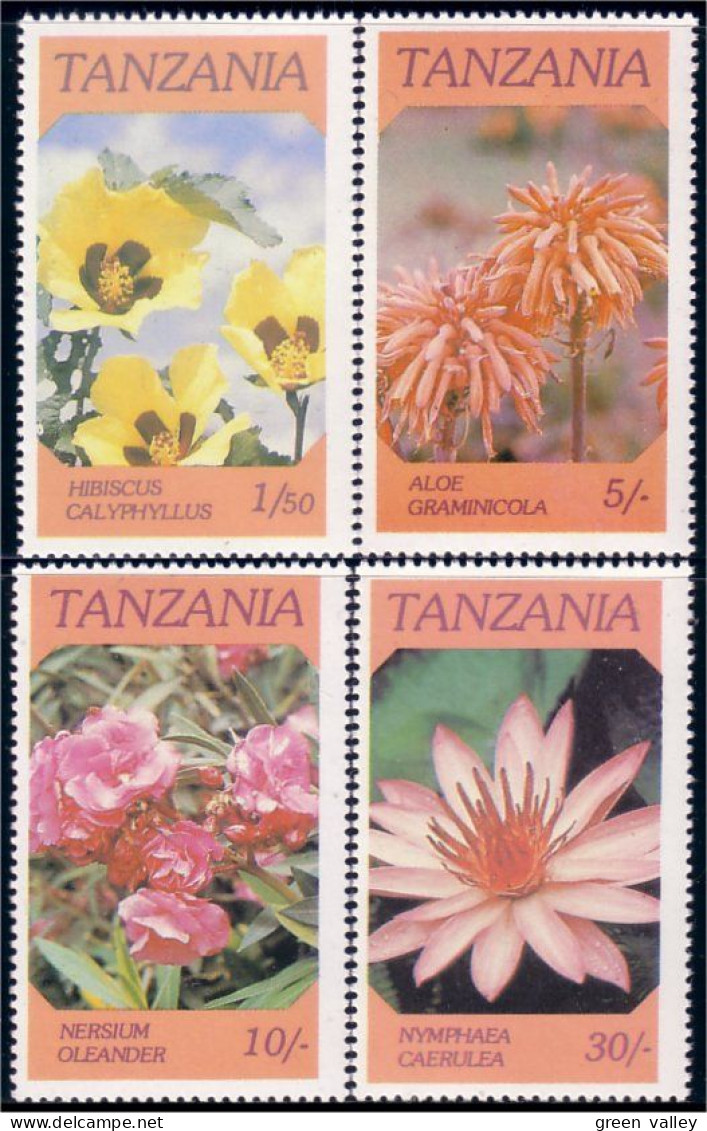 866 Tanzania Flowers MNH ** Neuf SC (TZN-55a) - Tanzania (1964-...)