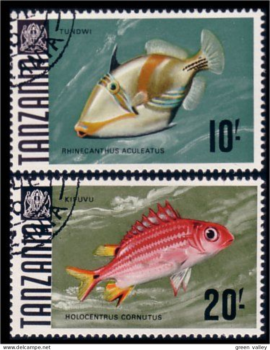 866 Tanzania Fish 10/- 20/- (TZN-34) - Tanzania (1964-...)