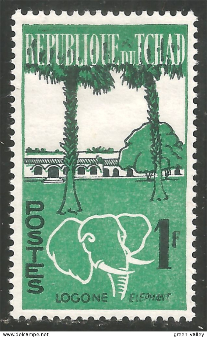 855 Tchad Elephant Elefante Norsu Elefant Olifant MH * Neuf CH (TCD-56) - Elefanten