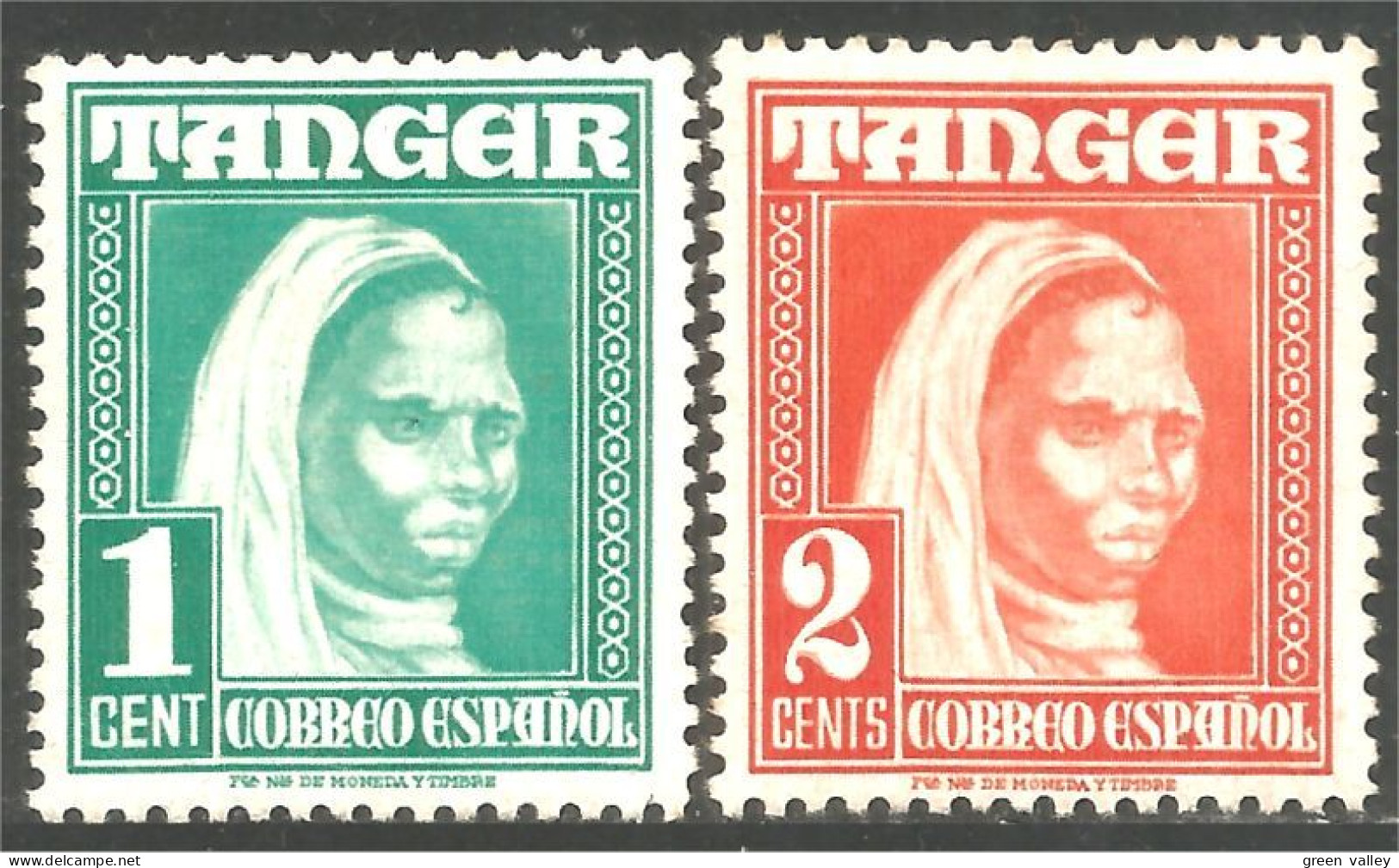 852 Maroc Espagnol Tanger Femme Woman MH * Neuf Trace CH (TAN-11) - Spanish Morocco