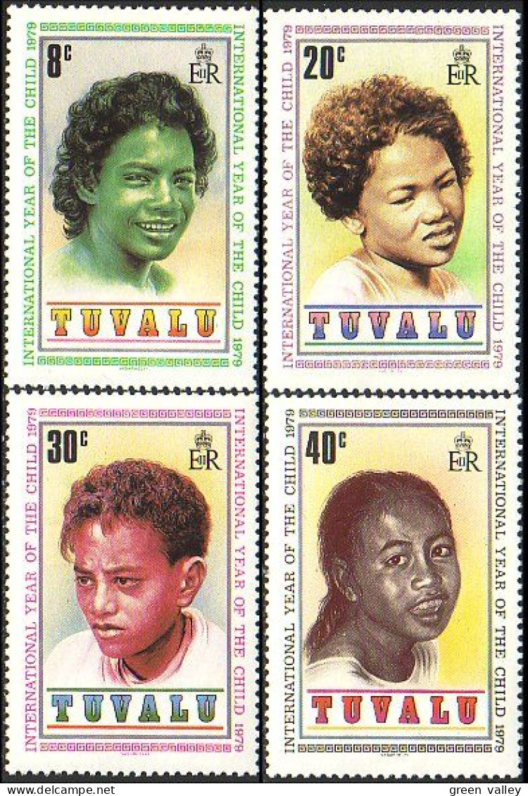 892 Tuvalu Enfants Children MNH ** Neuf SC (TUV-14b) - Andere & Zonder Classificatie