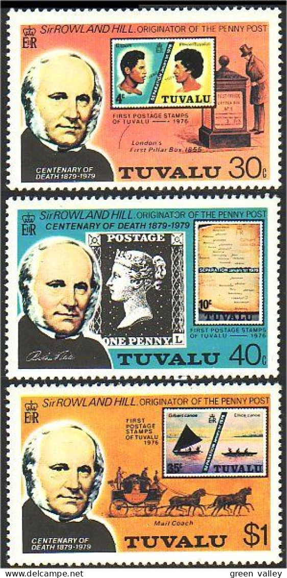 892 Tuvalu Rowland Hill MNH ** Neuf SC (TUV-13b) - Timbres Sur Timbres