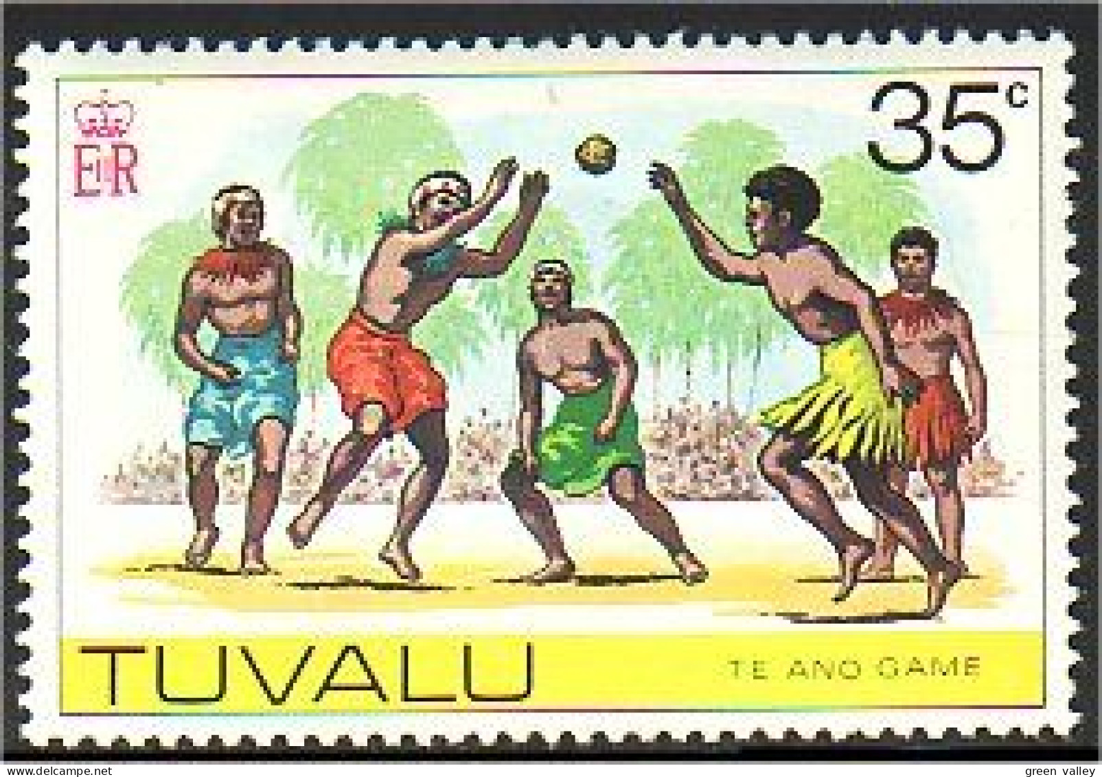 892 Tuvalu Te Ano Game Jeu MNH ** Neuf SC (TUV-3) - Tuvalu