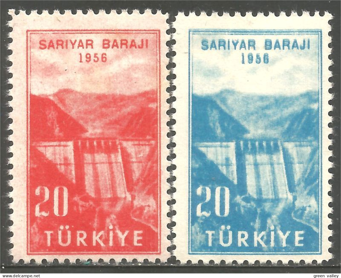 890 Turquie Barrage Sariyar Dam MNH ** Neuf SC (TUR-65a) - Neufs