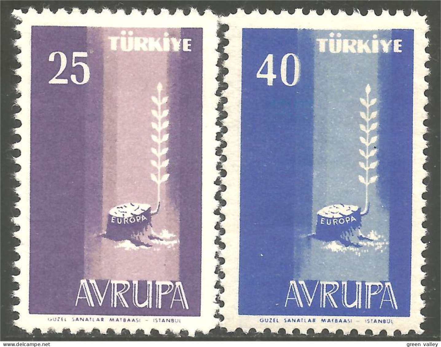 890 Turquie Europa 1958 MNH ** Neuf SC (TUR-68) - Ungebraucht