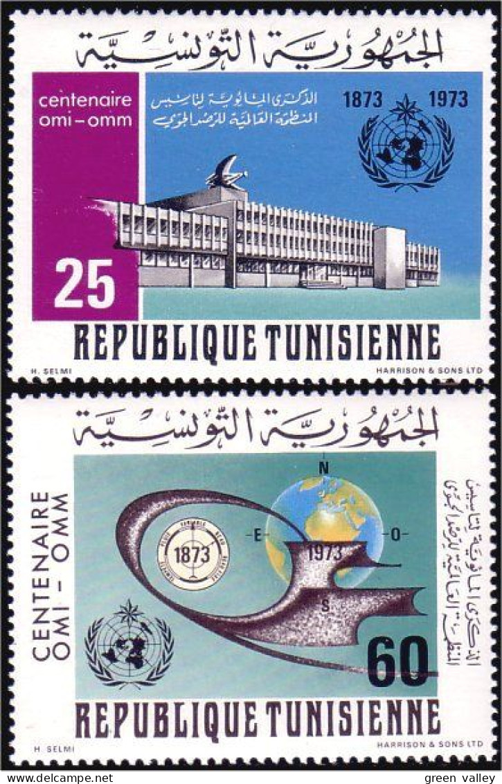 888 Tunisie International Meteorological Cooperation WHO MNH ** Neuf SC (TUN-78) - Clima & Meteorología