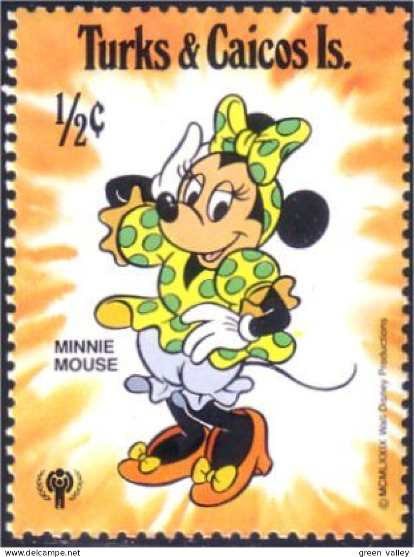 886 Turks Caicos Disney Minnie Costume MNH ** Neuf SC (TUK-54b) - Disney