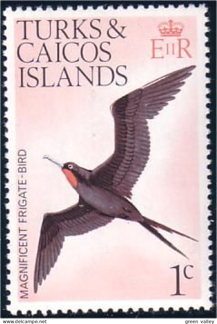 886 Turks Caicos Frigate Bird MNH ** Neuf SC (TUK-11a) - Albatros