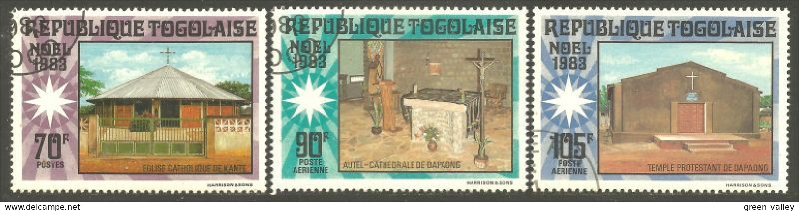 870 Togo Noel Christmas 1983 Eglise Churche Kirch Iglesia Chiesa (TGO-157) - Togo (1960-...)