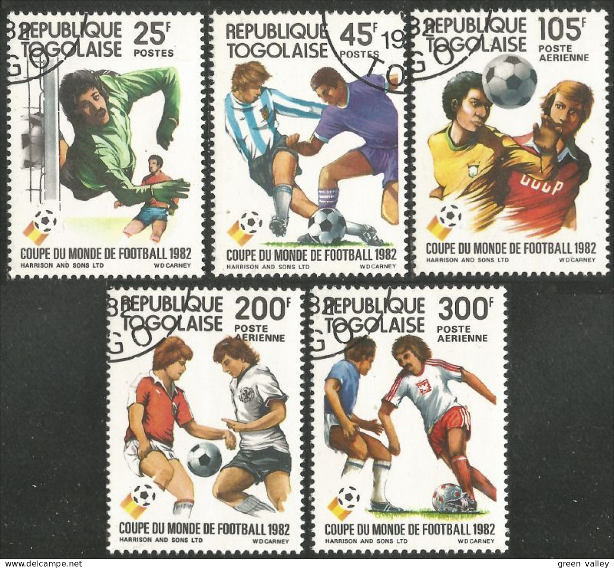 870 Togo Soccer Football Coupe Monde 1982 World Cup (TGO-160) - 1982 – Espagne