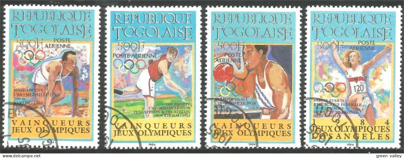 870 Togo Jeux Olympiques Olympic Games Athlétisme Athletics Boxe Boxing (TGO-153a) - Togo (1960-...)