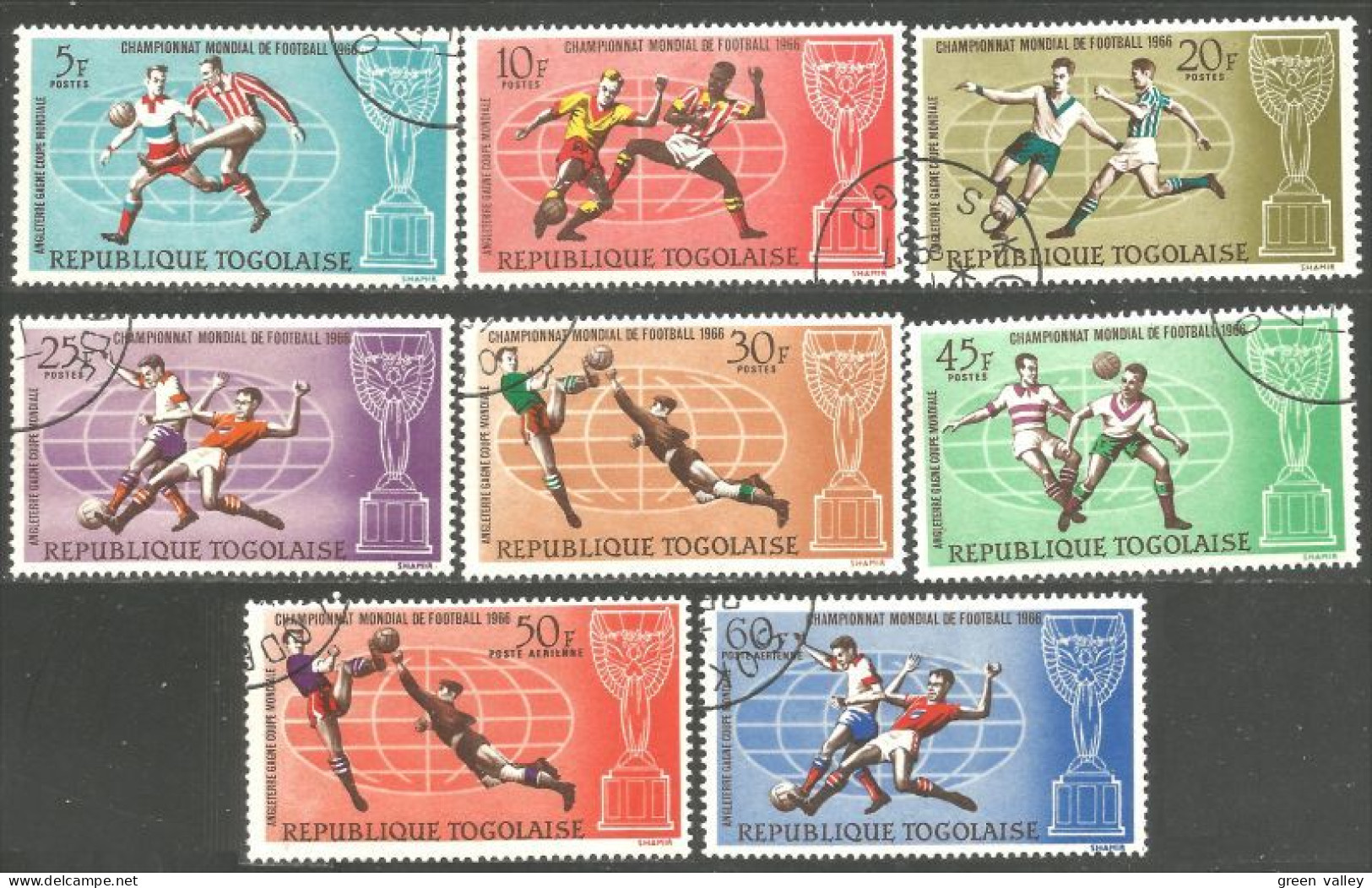 870 Togo Foorball Soccer Coupe Monde World Cup 1966 (TGO-147) - 1966 – Inglaterra