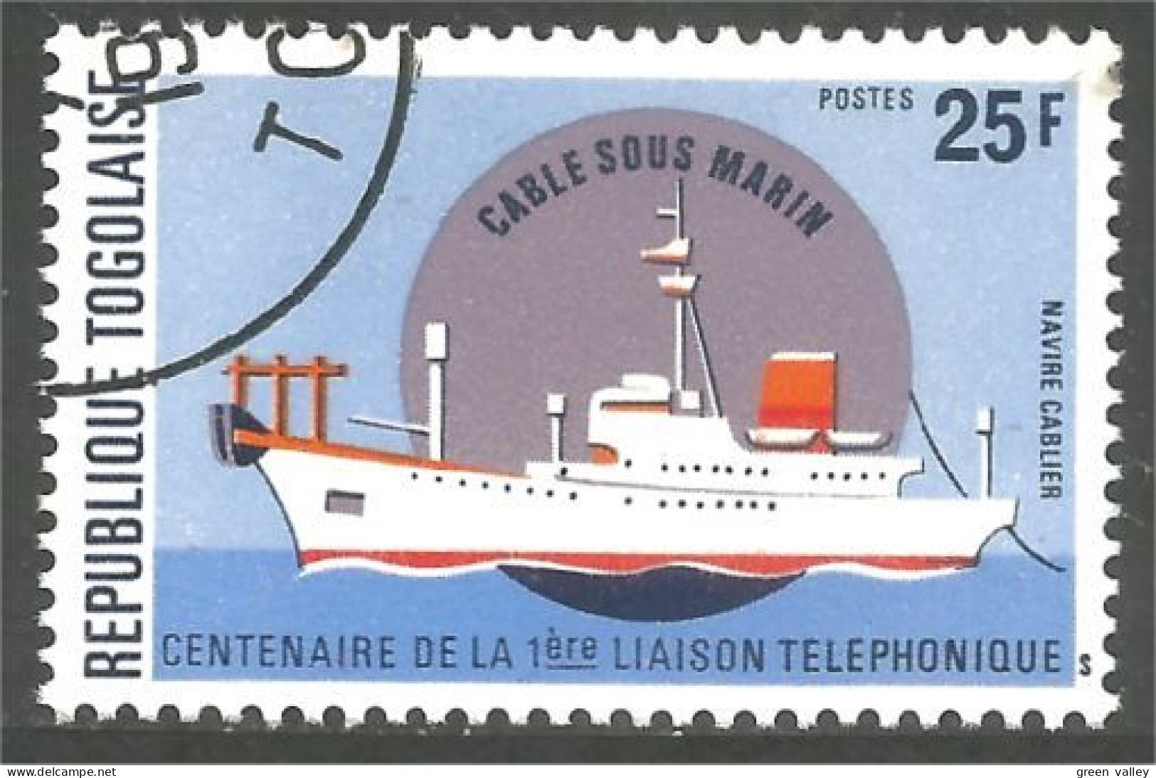870 Togo Cable Telephone Bateau Boat Ship Schiff (TGO-144) - Schiffe
