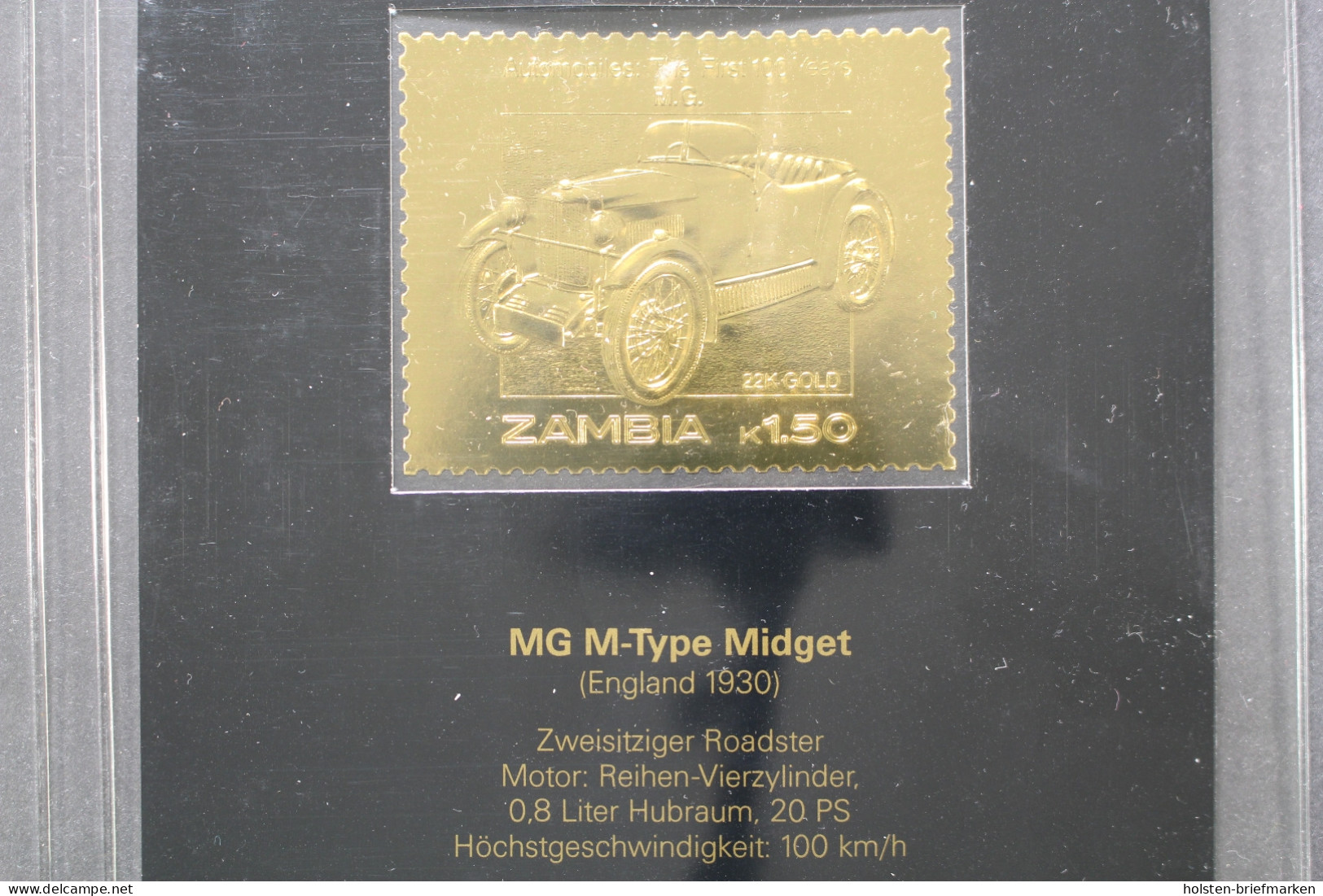 Sambia, MiNr. 380, MG M-Type Midget, Postfrisch - Autres - Afrique